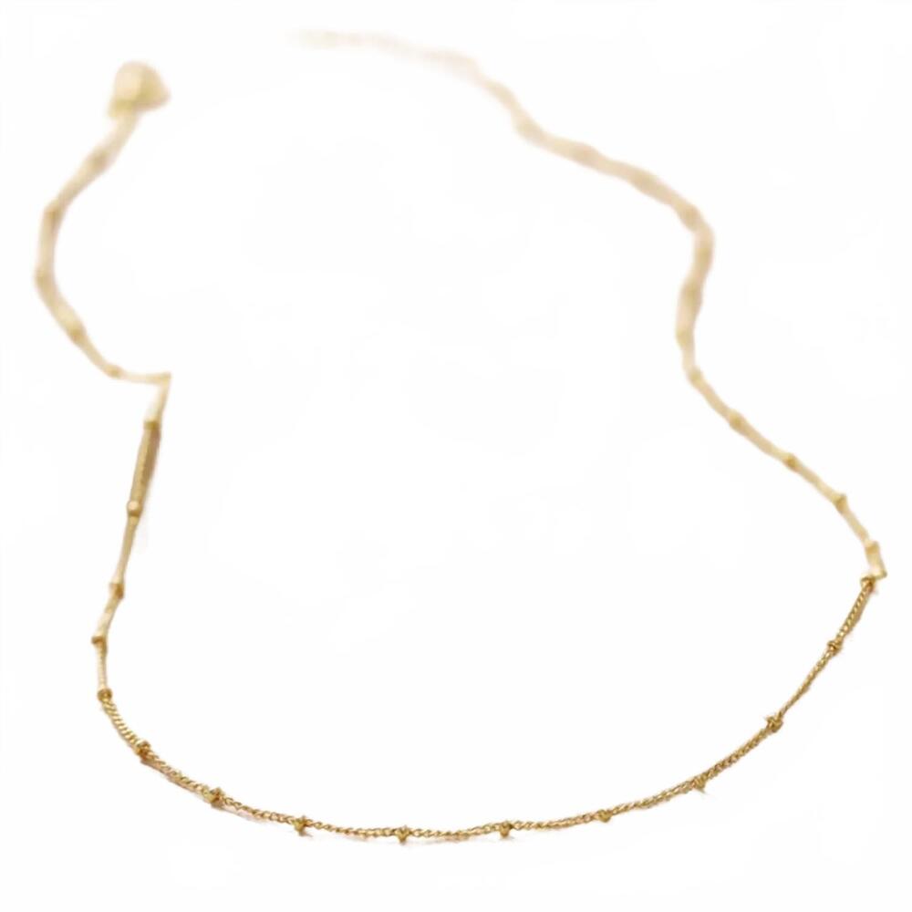 NEW SKOSH JEWELRY women's satellite chain necklace in gold